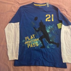 Old Navy football kids shirt